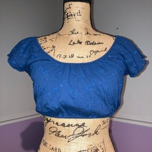 Aéropostale navy blue crop top